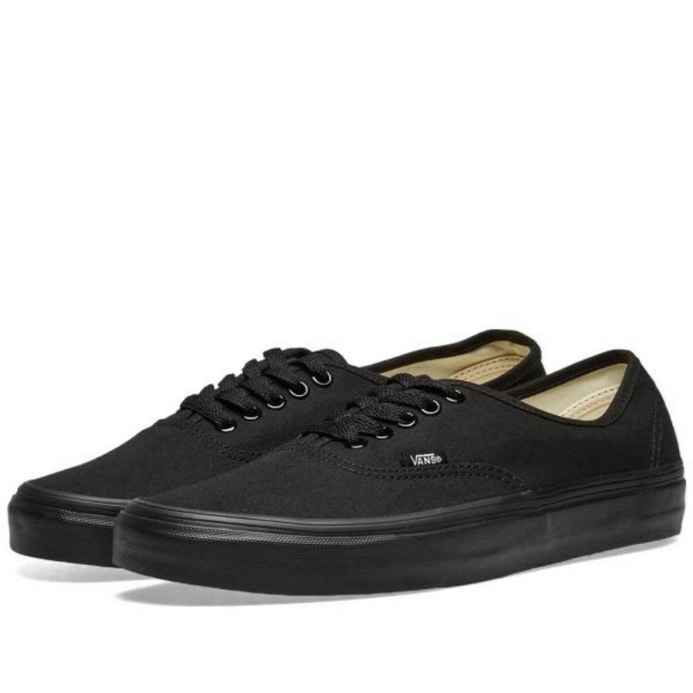 Black Authentic Vans
